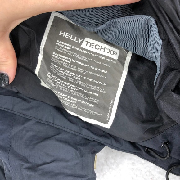 Helly Hansen Womens XS Black Snow Ski Jacket Full Zip Lined Insulated Pockets - Picture 4 of 5